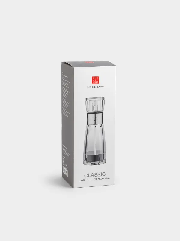Мельница для специй, 17 см, механическая, Classic, image-5