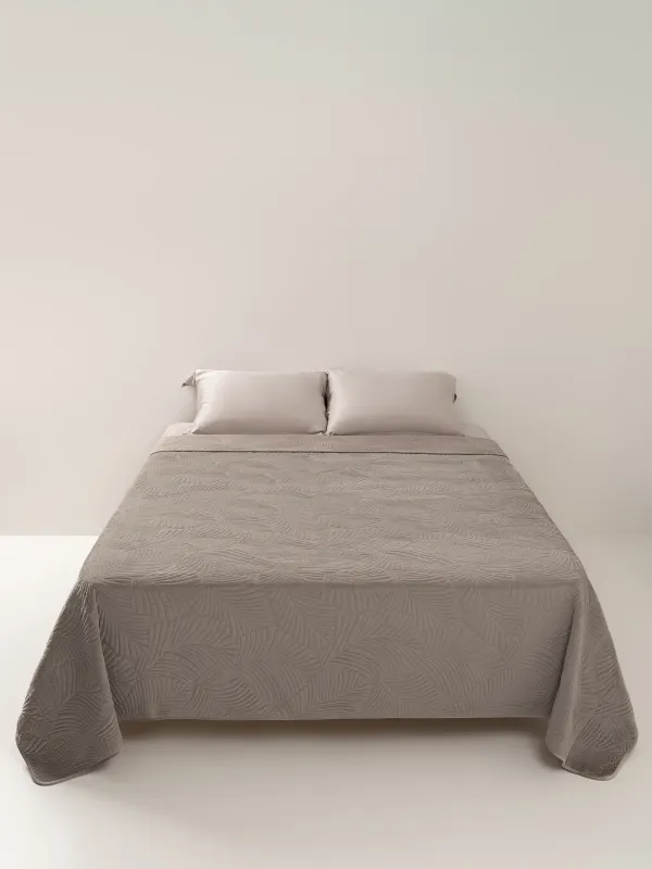 Покрывало, 240х260 см, стеганое, Пальмовый лист, Stitch velvet, image-4