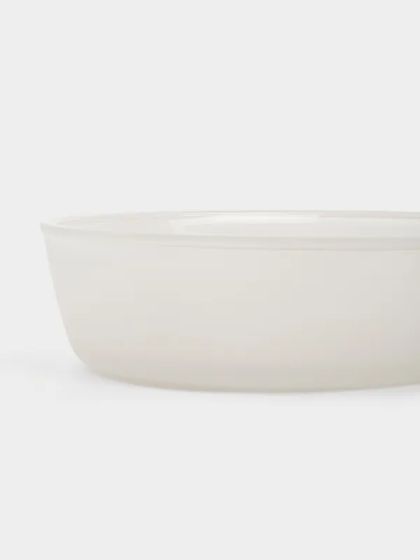 Форма для запекания, 26х18 см, стекло Т, овальная, бежево-молочная, матовая, Cook matte, image-2