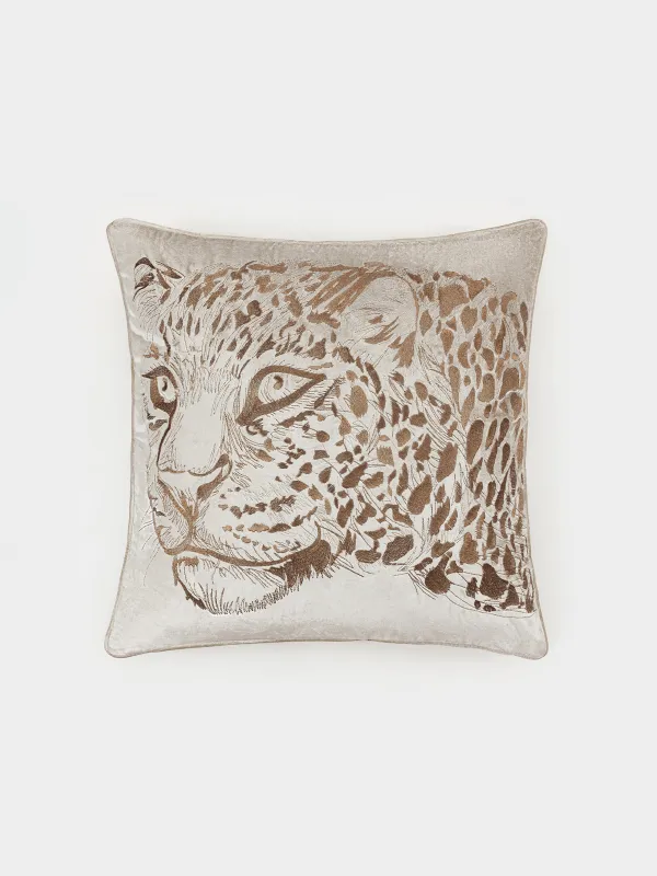 Подушка декоративная, 50х50 см, Ягуар, Panther, image-0