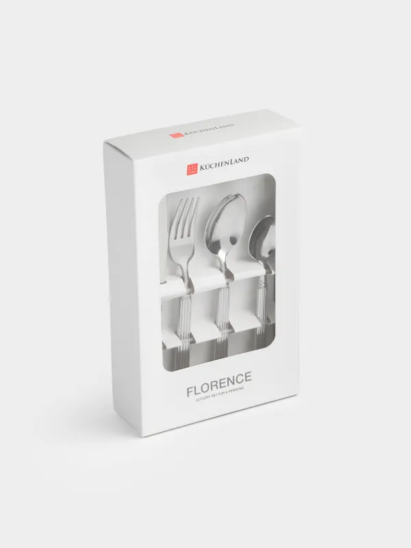 Столовые приборы, 6 перс, 24 пр, сталь, Florence, image-4