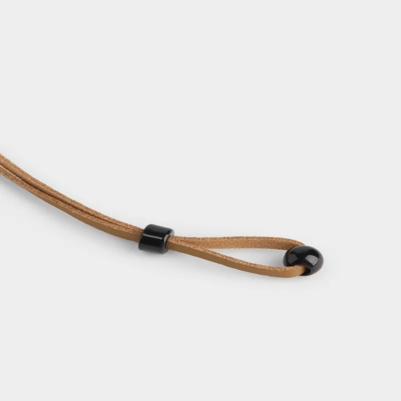 Цепочка для очков, 60 см, искусственная кожа, коричневая, Skye, image-4