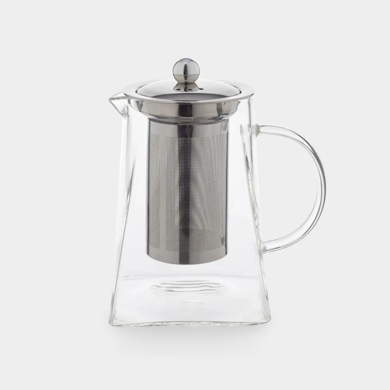 Чайник заварочный, 860 мл, стекло Б/сталь, Pyramid
