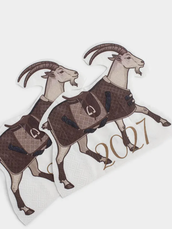 Салфетки бумажные, 33х29 см, 20 шт, Козел в амуниции, Wargoat, image-1