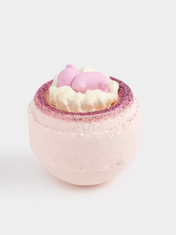 Бомбочка для ванны, 130 гр, с игрушкой, розовая, Тутти-фрутти, Свинка, Friends spa, image-2