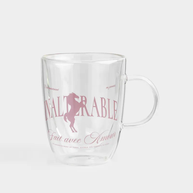 Кружка, 350 мл, стекло Б, Конь, Air decor