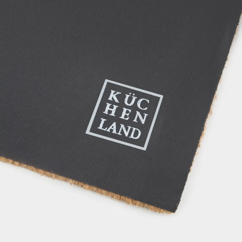 Коврик придверный, 40х60 см, кокос/ПВХ, бежевый, Кот, Home deco, image-4