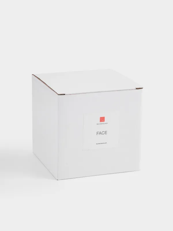 Кружка, 480 мл, керамика D, бело-золотистая, Лицо, Face, image-5