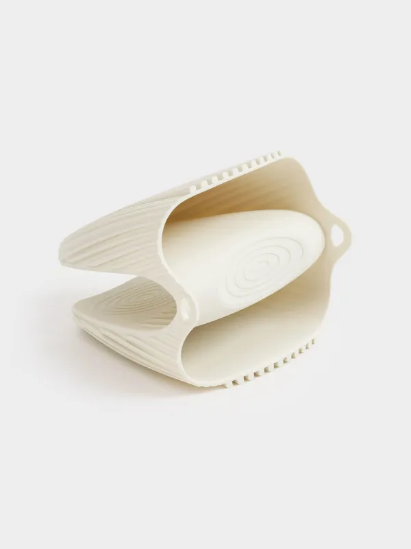 Прихватка, 10 см, силикон, бежевая, Wavelet, image-4