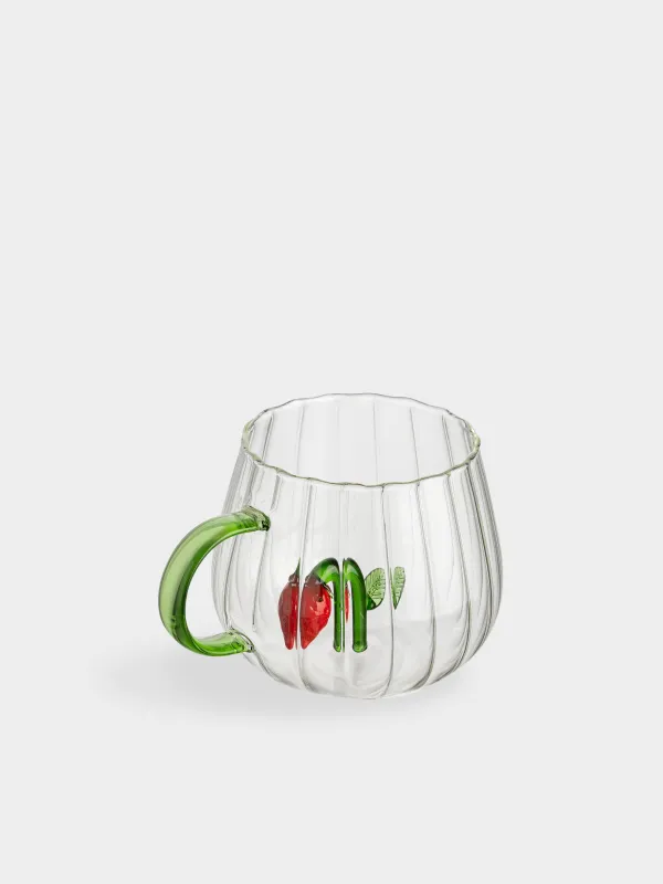 Кружка, 400 мл, Клубника, Camellia decor, image-1