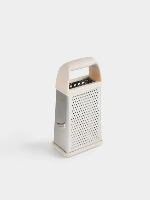 Терка, 25 см, четырехгранная, сталь/пластик, бежевая, Soft kitchen, image-4