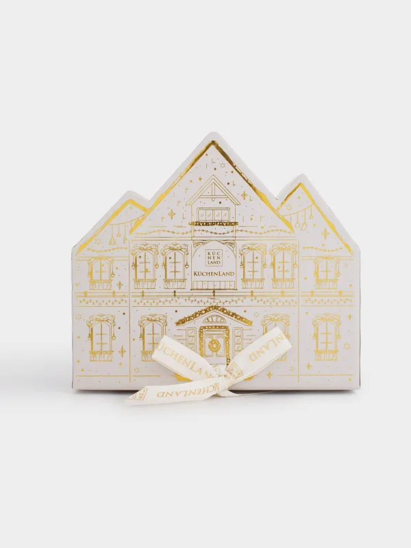 Набор конфет в коробке, 14x13 см, 200 гр, ассорти, Дом, Sweet christmas, image-4