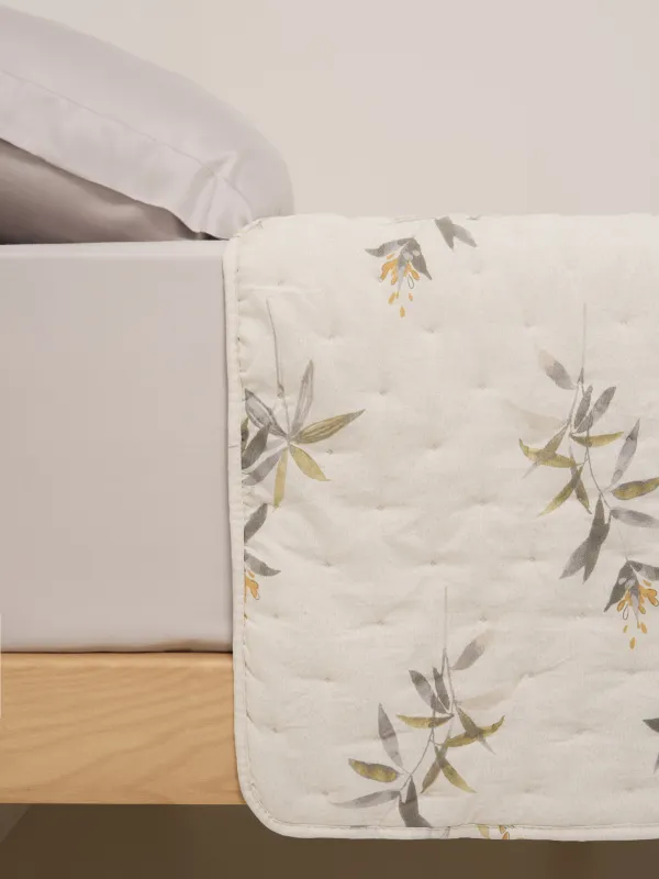 Покрывало, 220х240 см, стеганое, двустороннее, Цветы, Stitch, image-2