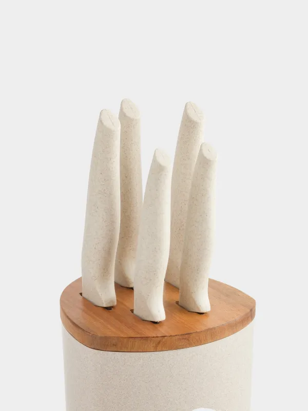 Набор ножей, 5 предметов, в подставке, Major, image-1