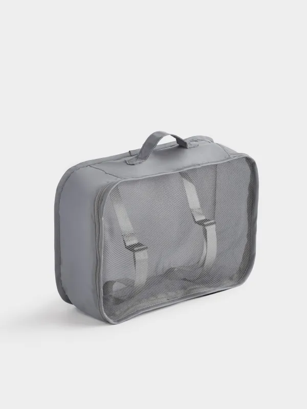 Органайзер для одежды, 32х23х11 см, саржа, серый, Travel comfort, image-2