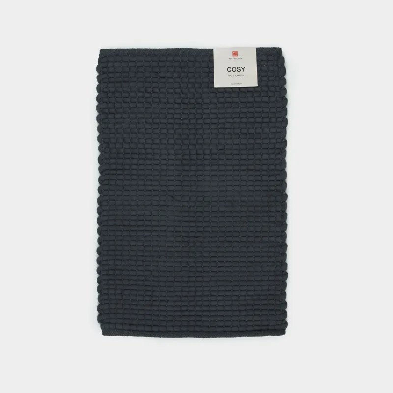 Коврик, 50x80 см, полиэстер/хлопок, графитовый, Cosy, image-4