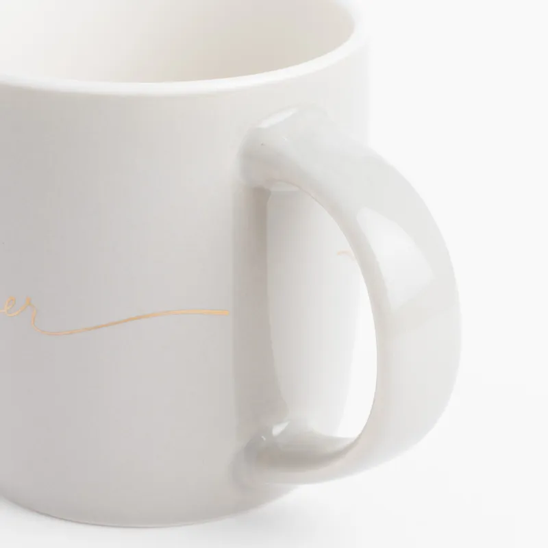 Кружка, 330 мл, 4 шт, фарфор N, бежевая/серая, Микс, Scroll, image-8