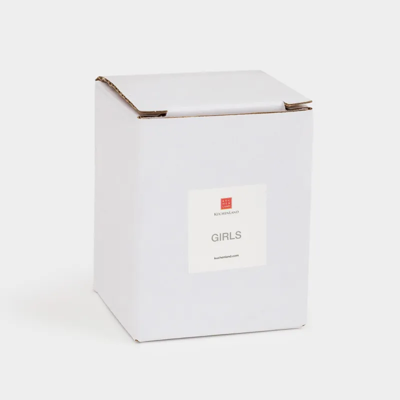 Подставка для косметических кистей, 14 см, керамика D, Девушка в сережках, Girls, image-3