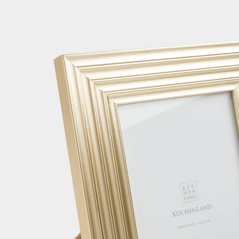 Фоторамка, 16х21 см, пластик/стекло, золотистая, Gallery, image-4