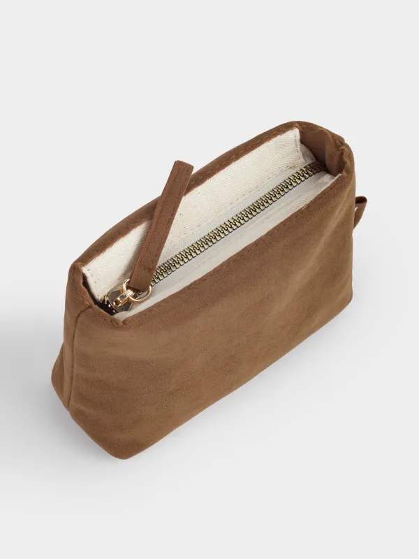 Косметичка, 15х9 см, полиуретан, песочная, Krast, image-4