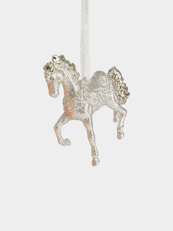 Игрушка елочная, 13х10 см, Лошадка, Figure sparkle, image-2