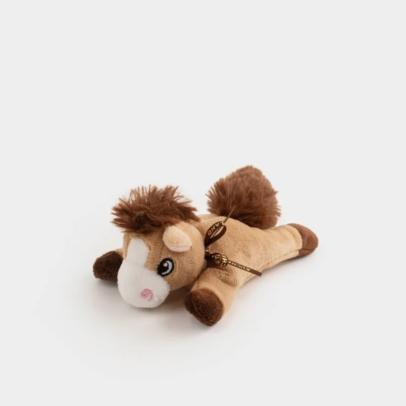 Магнит, 13 см, мягкий, полиэстер, бежевый, Лошадь, Horse cute