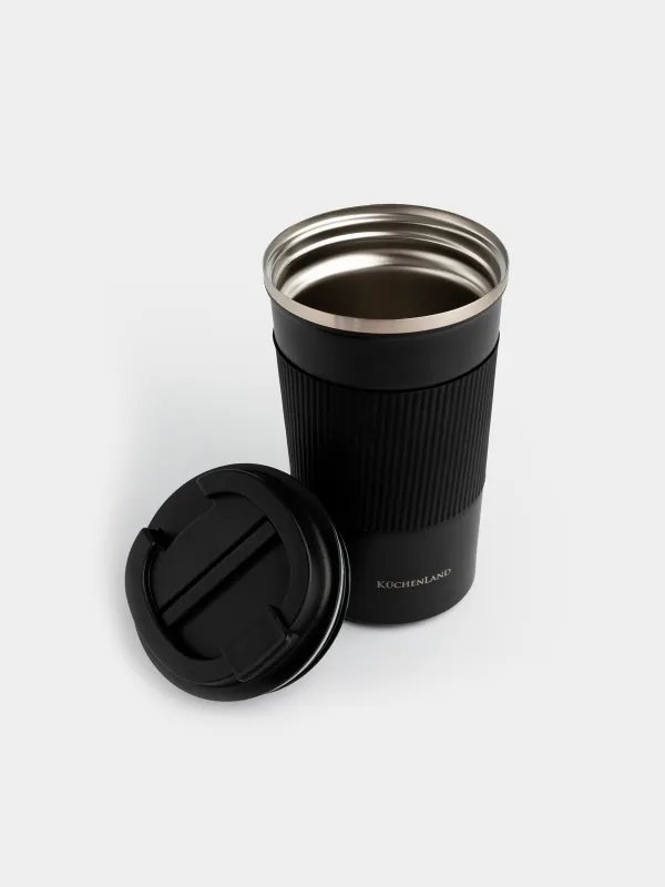 Термокружка, 450 мл, с зарфом, Coffee life, image-2