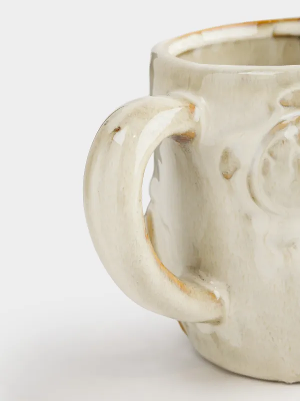 Кружка, 480 мл, фарфор P, бежево-коричневая, Черепахи, Grand turtle, image-4