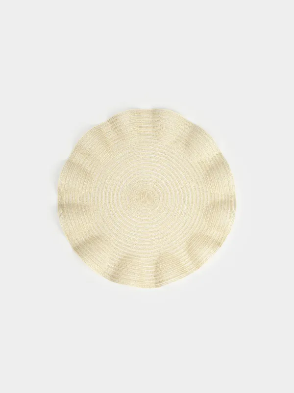 Салфетка под приборы, 38 см, ПЭТ, Rotary shine wave, image-0