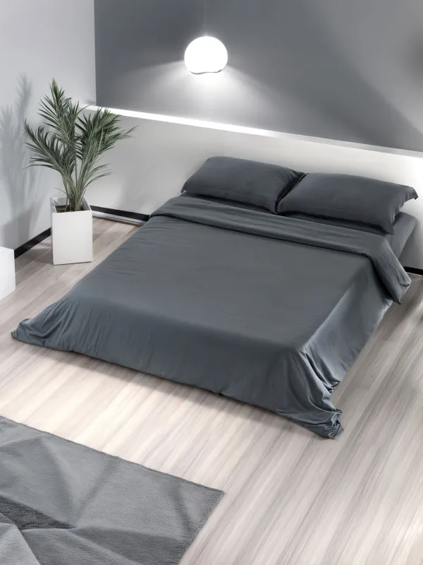 КПБ евро, бамбук, темно-серый, Pure bamboo, image-10