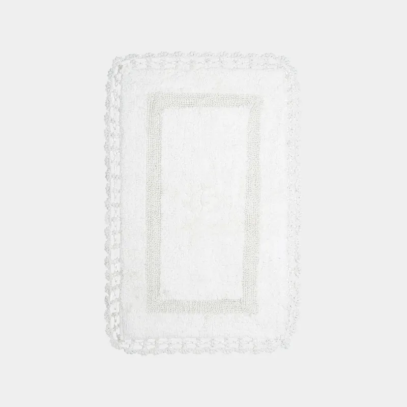 Коврик, 50х80 см, хлопок, кремовый, Кружево, Knit