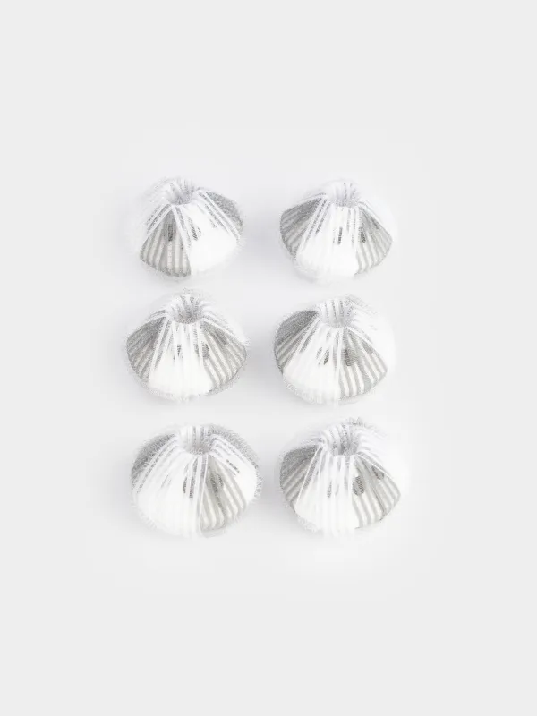 Шарик для стирки, 5 см, 6 шт, с эффектом сбора шерсти, нейлон, серый, Washing ball, image-1