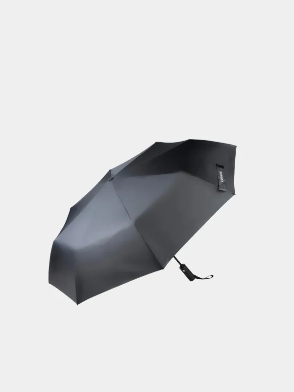 Зонт, 58/33 см, складной, автоматический, эпонж, черный, Rainy, image-0