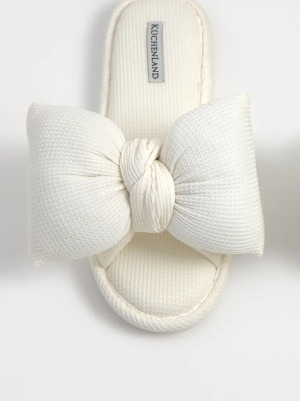 Тапочки женские, Extensive bow, image-2