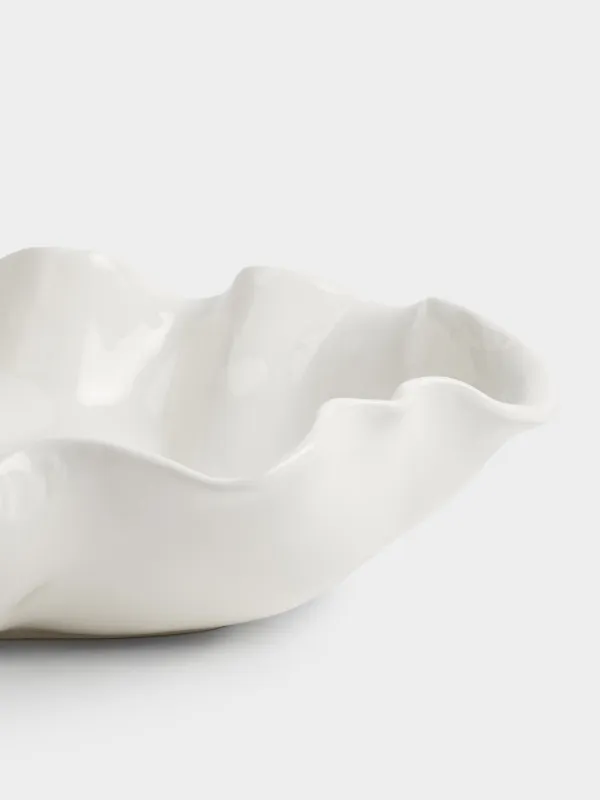 Ваза для фруктов, 34х10 см, Мятый эффект, Crumple, image-2