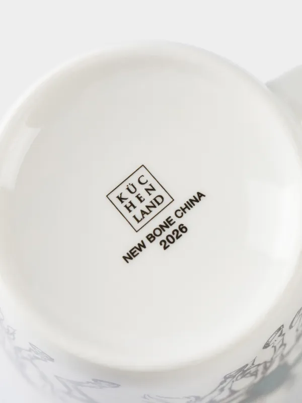 Кружка, 420 мл, фарфор N, Horse trio, image-5