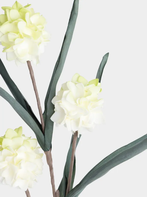 Ветка декоративная, 1 м, Желтые цветы, Flower garden, image-3