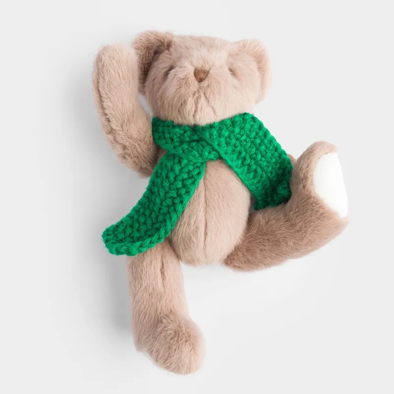 Игрушка, 25 см, мягкая, с подвижными лапами, полиэстер, коричневая, Мишка, Bear, image-5