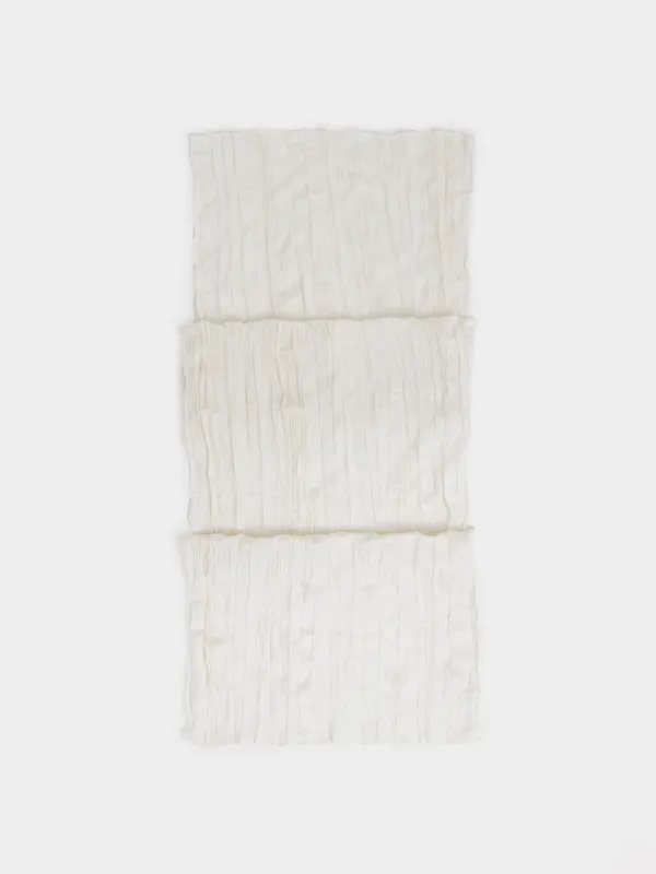 Дорожка настольная, белая, Wavy white, image-0