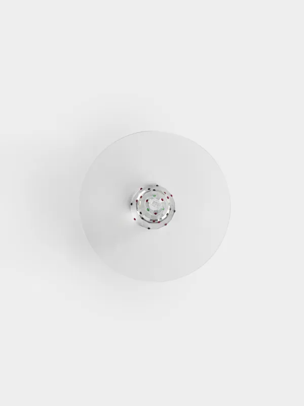 Блюдо на ножке, 23х14 см, Новогодняя елка, Lux crystal, image-1