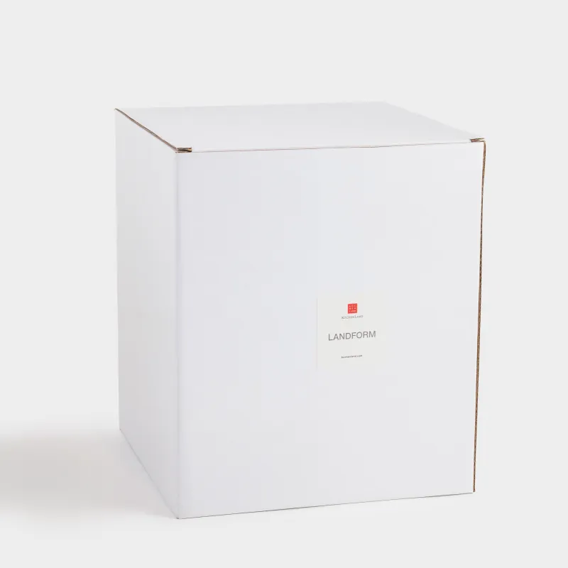 Ваза для цветов, 24 см, керамика D, молочная, Изгибы, Landform, image-3