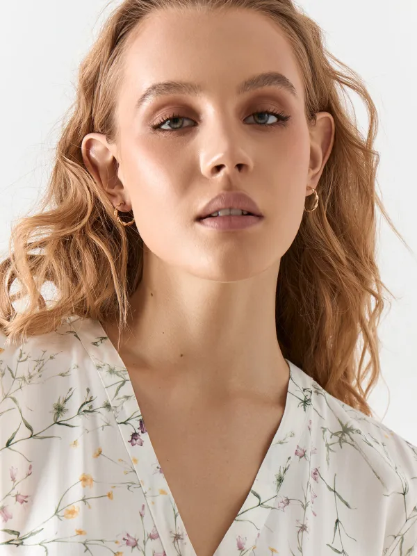 Серьги-пусеты, 1,5 см, 10 шт, металл, золотистые, Jewelry, image-6