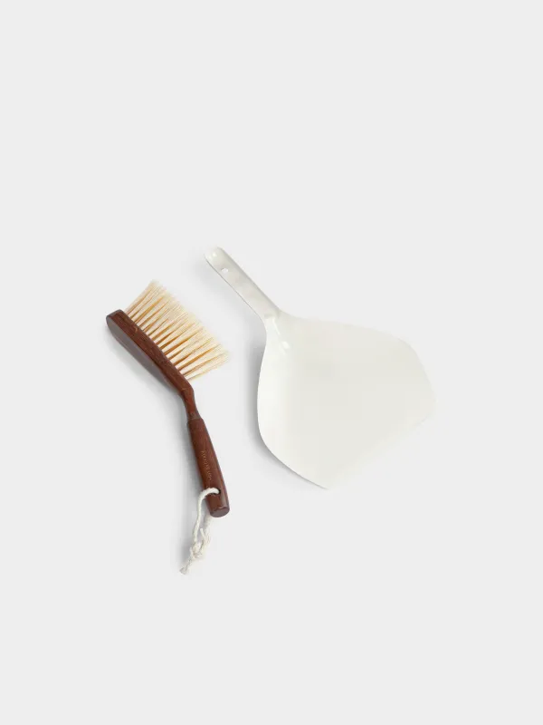 Щетка для мусора с совком, 33 см, Beige clean, image-1