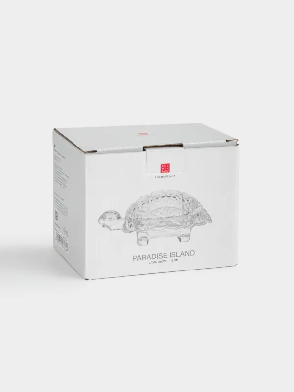 Икорница, 12 см, с крышкой, стекло Р, Черепаха, Paradise island, image-4