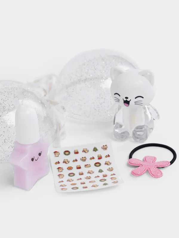 Набор косметики, детский, 4 предмета, 7 см, Cosmetic kids, image-2