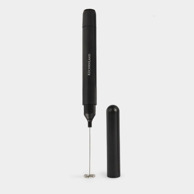 Вспениватель для молока, 24 см, погружной, в чехле, пластик/сталь, черный, Liberica