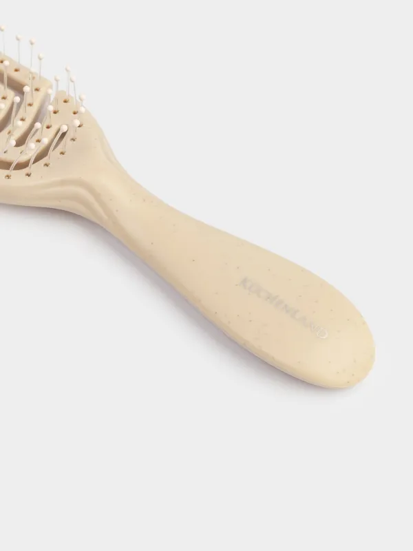 Расческа массажная для волос, 21 см, пластик, бежевая, Zipo, image-3