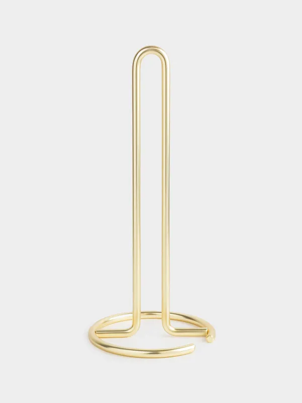 Держатель для бумажных полотенец, 31 см, металл, золотистый, Classic gold, image-0