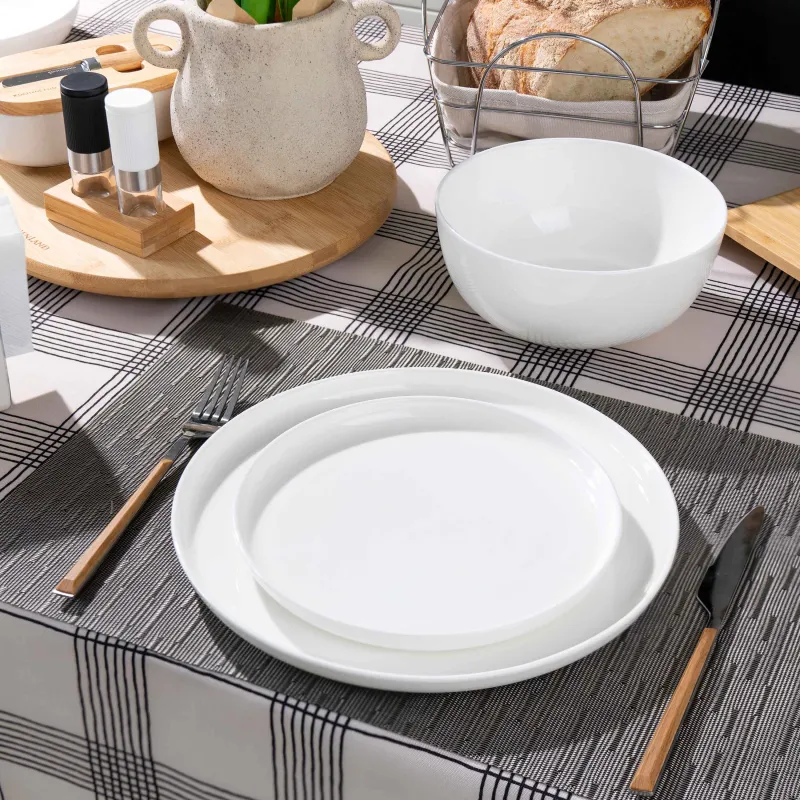 Тарелка обеденная, 26 см, фарфор F, белая, Ideal white, image-4