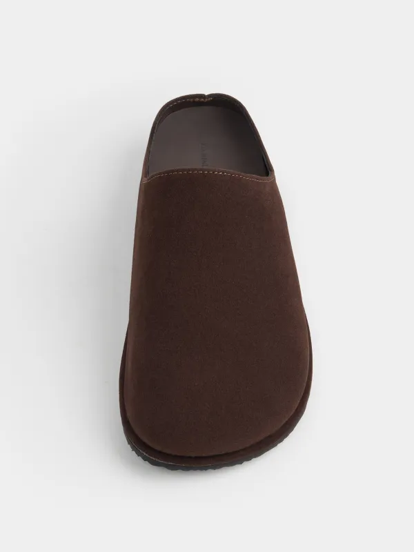 Тапочки женские, Suede, image-2